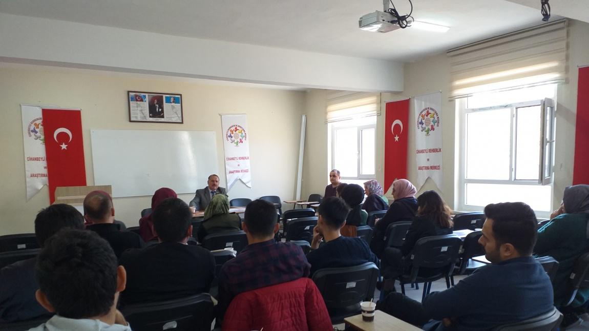 İlçe Milli Eğitim Müdürlüğü Bünyesinde Rehberlik Öğretmenleri Toplantısı Yapıldı